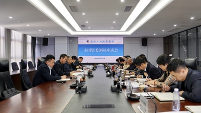 市国资委党委副书记彭胜利来耀彩网集团开展专项调研活动